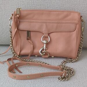 Rebecca Minkoff Blush Leather Crossbody Bag